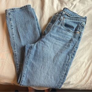 Levi's Light Blue Straight Leg Jeans